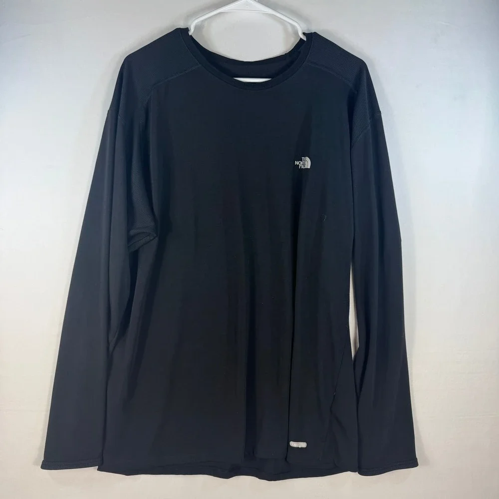 The North Face Mens VaporWick Long Sleeve Training Shirt Black XL Activewear